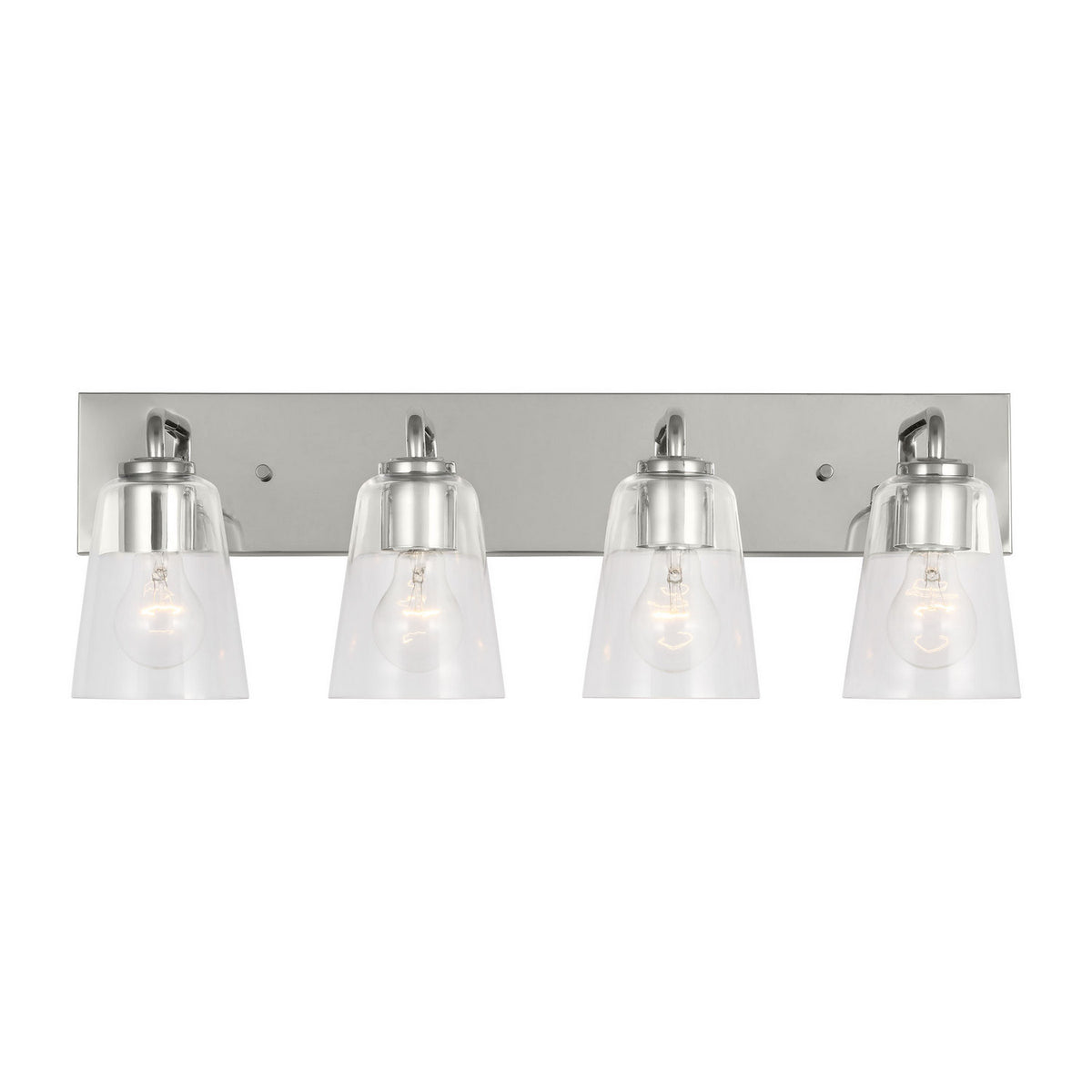 Miles Four Light Bath — Clear