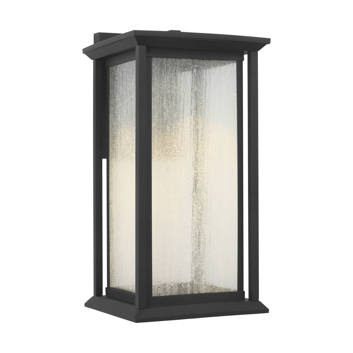 Audley 15" LED Lantern — Distressed Seeded