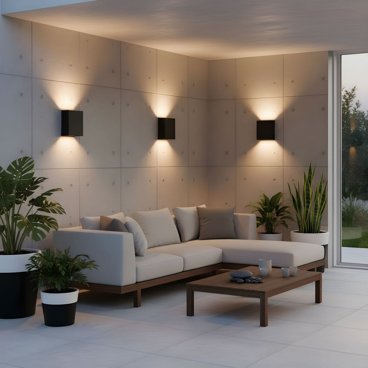 Kakudo StoneStrong Medium Wall Lantern