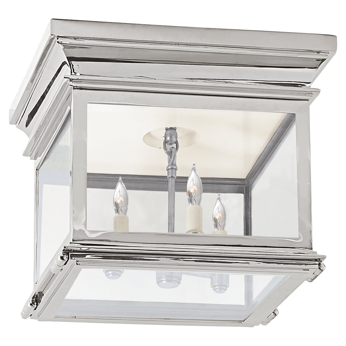 Club Small Square Flush Mount