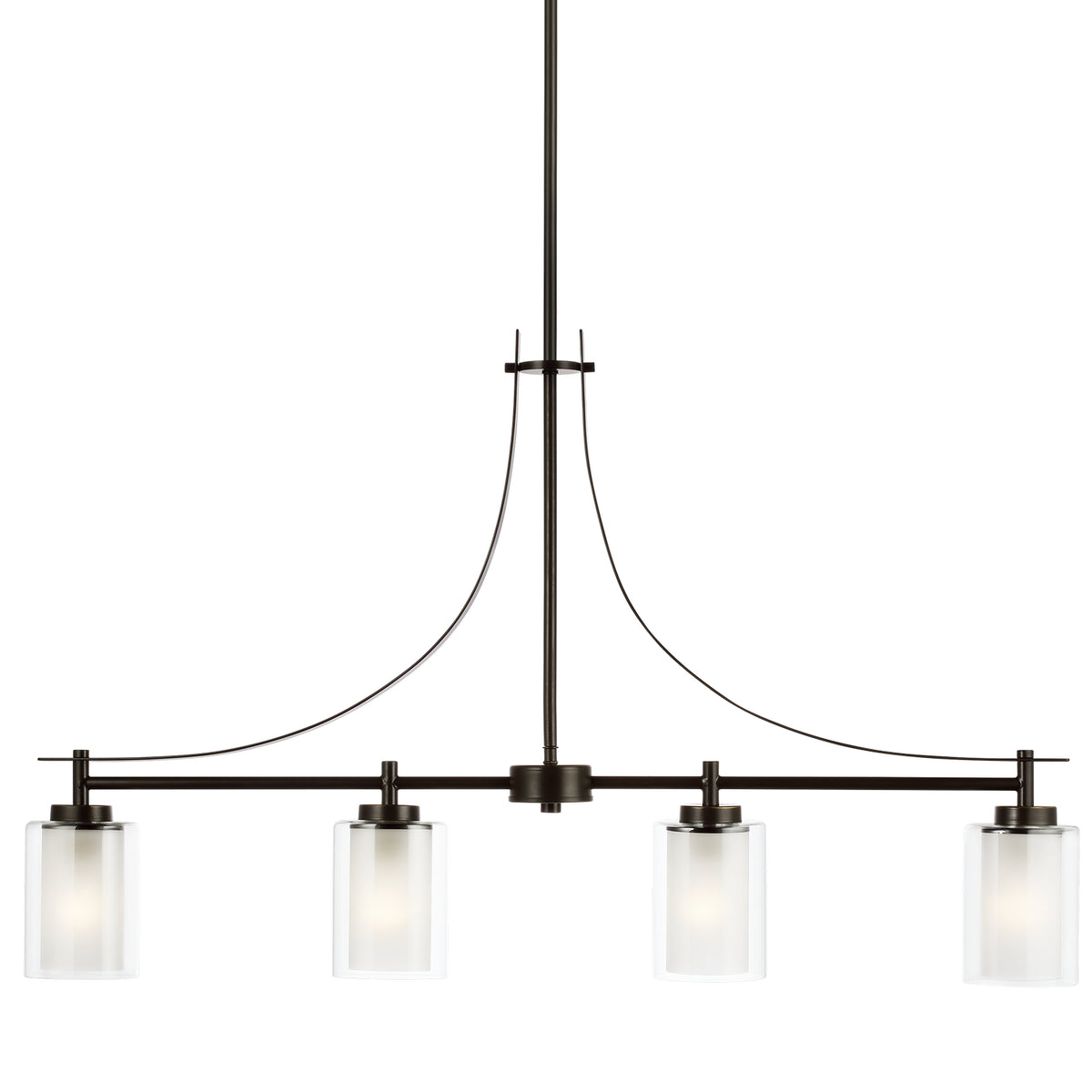 Elmwood Park Four Light Linear Chandelier