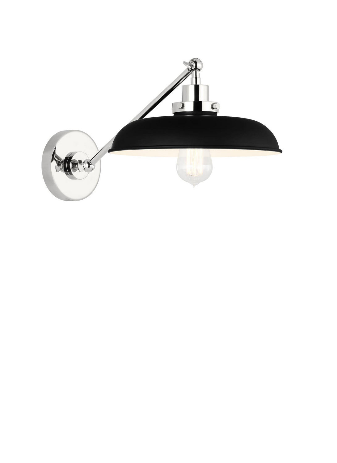 Wellfleet One-Arm Wide Sconce