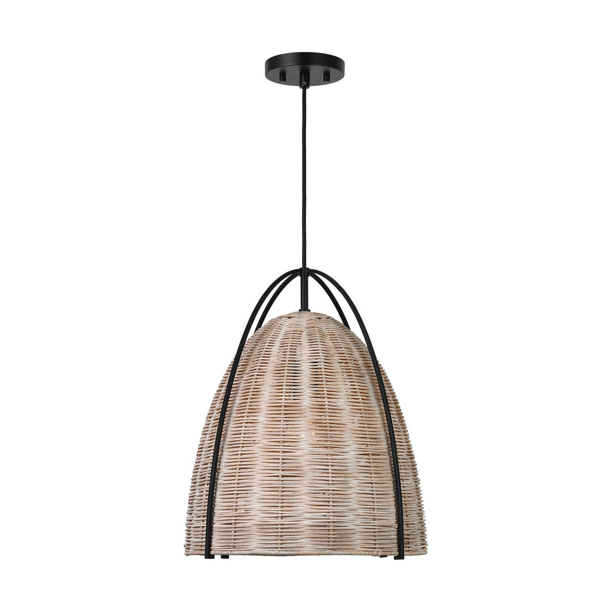Norman Large Wicker Pendant