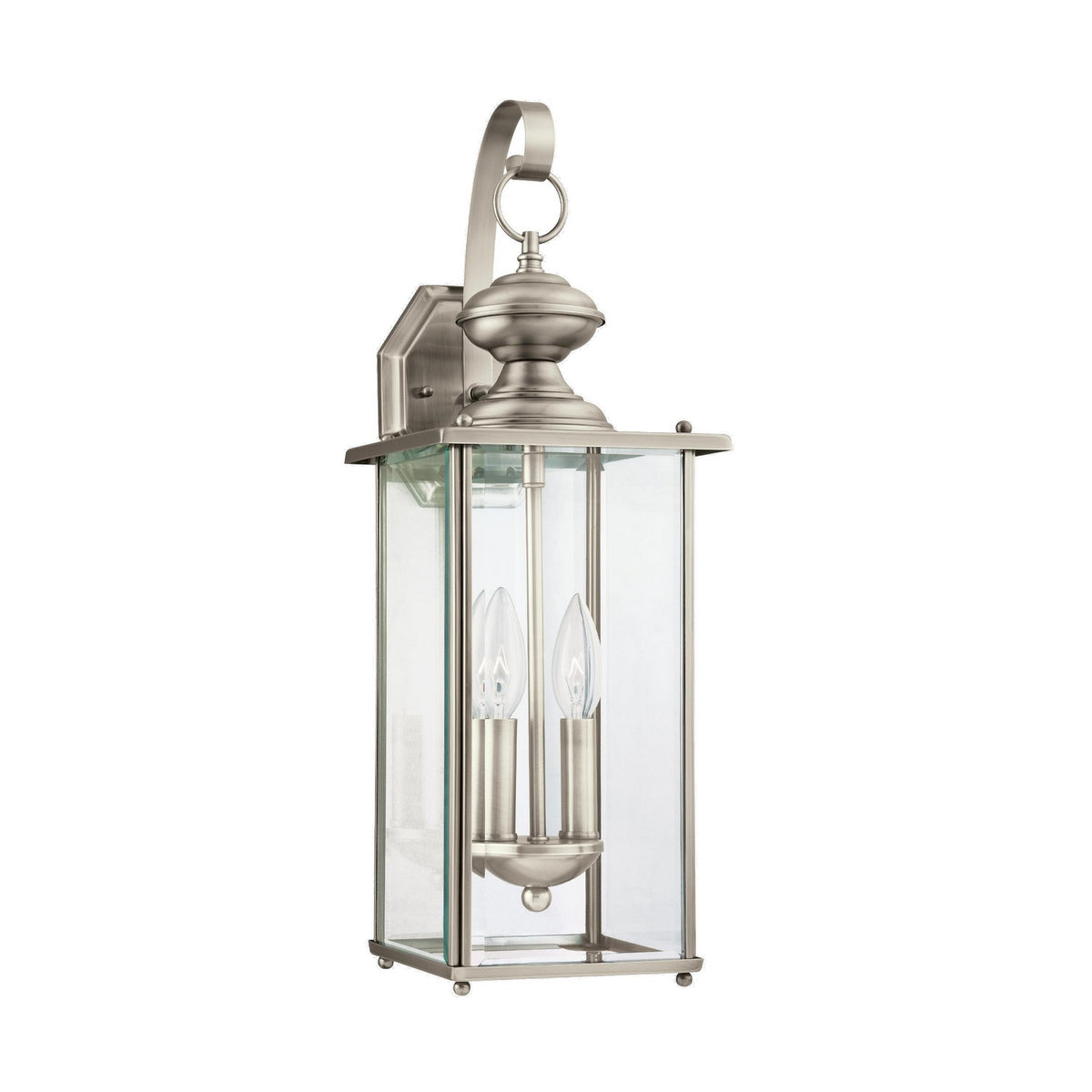 Two Light Outdoor Wall Lantern — 20.25", Torpedo Bulb