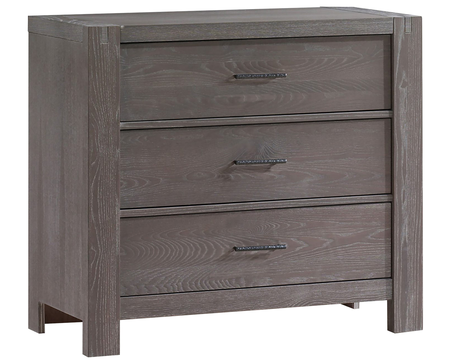 Grigio Brushed Oak | Rustico 3 Drawer Dresser | Valley Ridge Furniture
