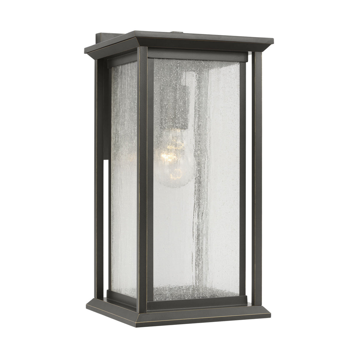 Audley 15" Lantern — Distressed Seeded