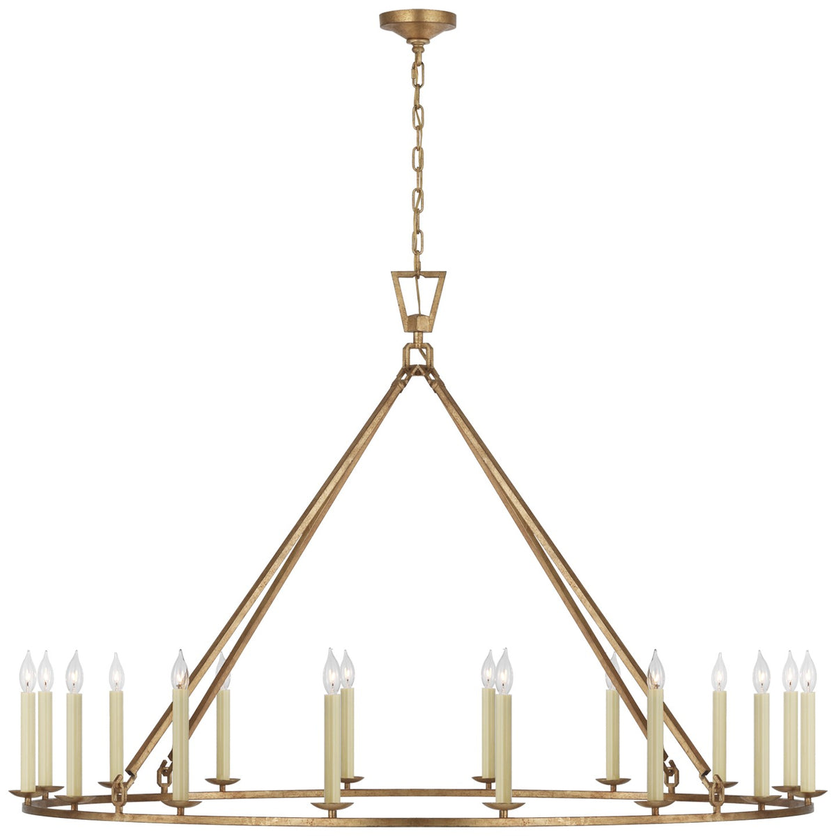 Darlana Oversized Single Ring Chandelier