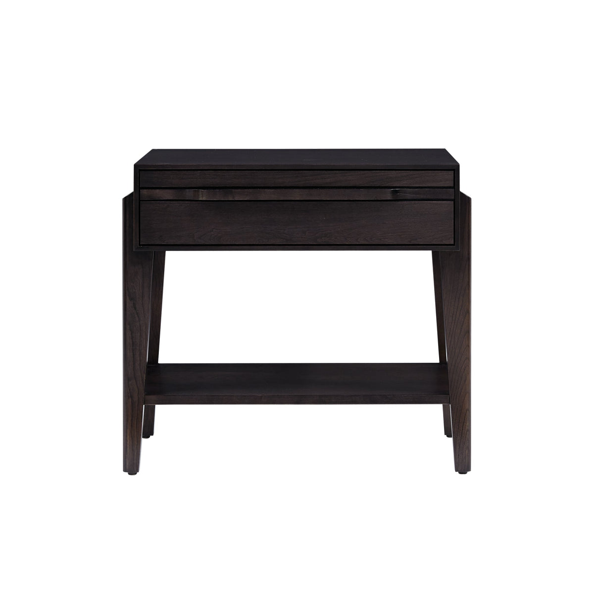 West Bros Camber Nightstand, on white