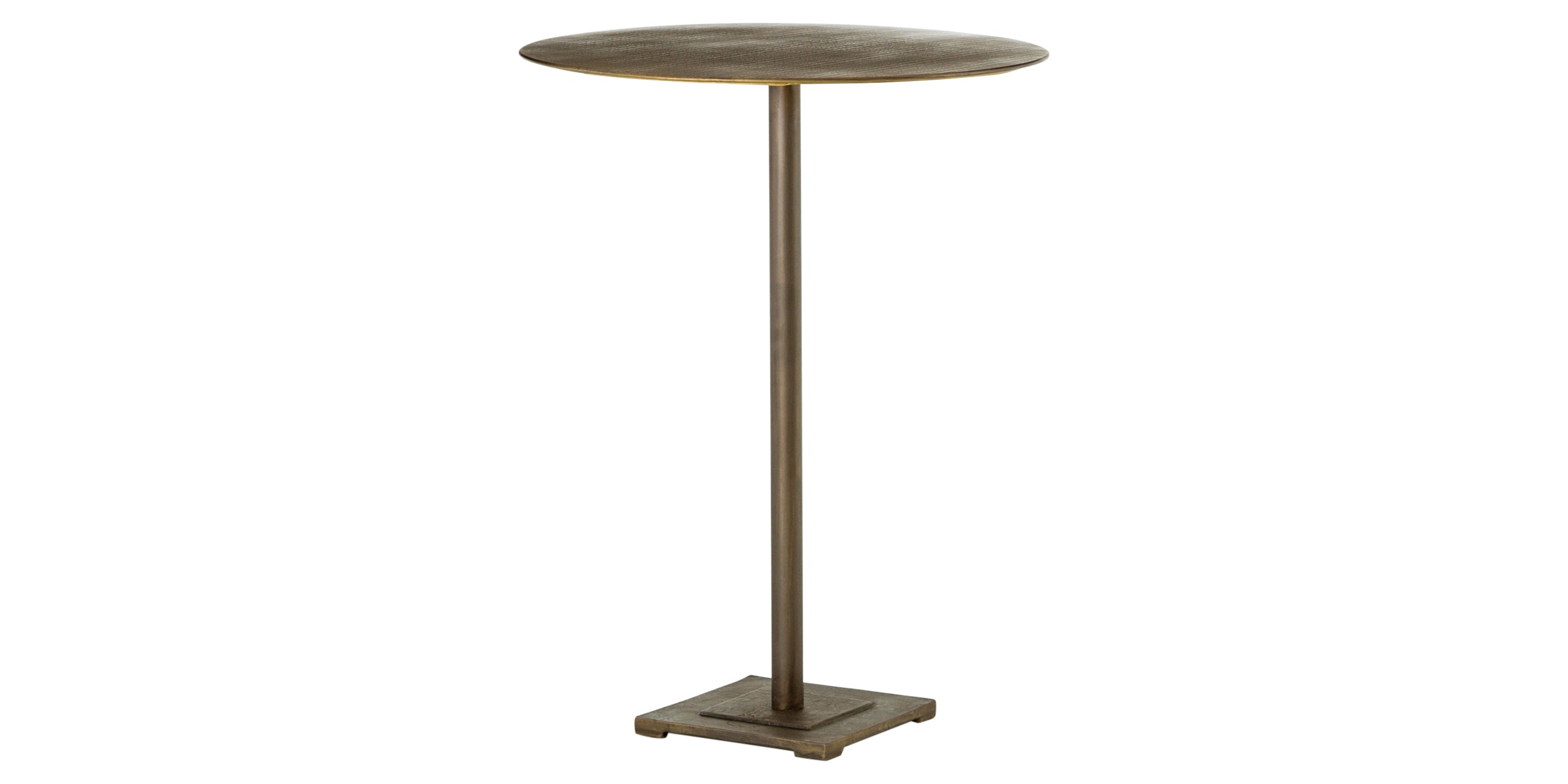 Aged Brass with Acid Etched Aged Brass | Fannin Bar Table | Valley Ridge Furniture