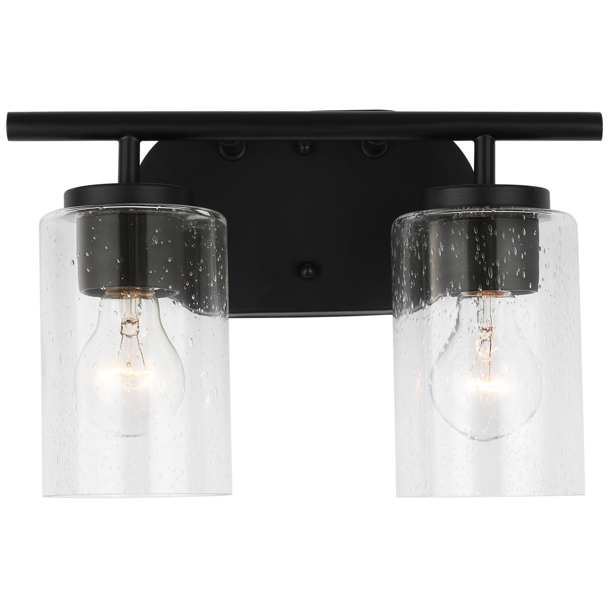 Oslo Two Light Bath — Clear Seeded