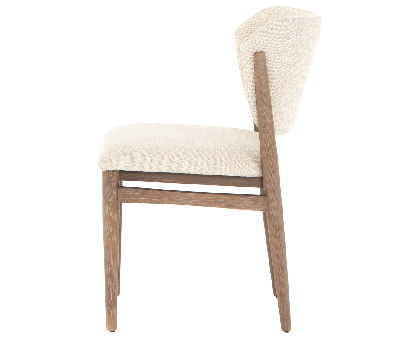 Irving Taupe Fabric with Pecan Whitewash Nettlewood | Joren Dining Chair | Valley Ridge Furniture
