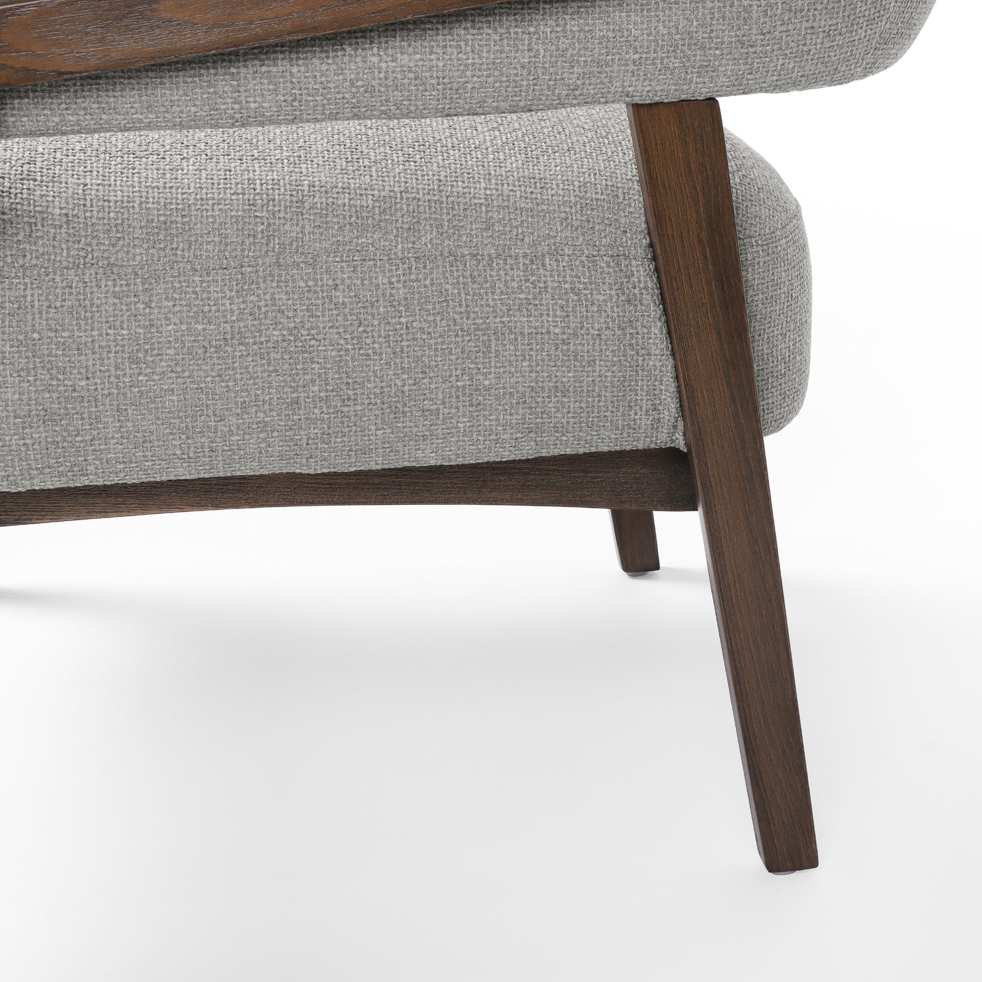 Gibson Silver Fabric with Vintage Sienna Nettlewood | Dexter Chair | Valley Ridge Furniture