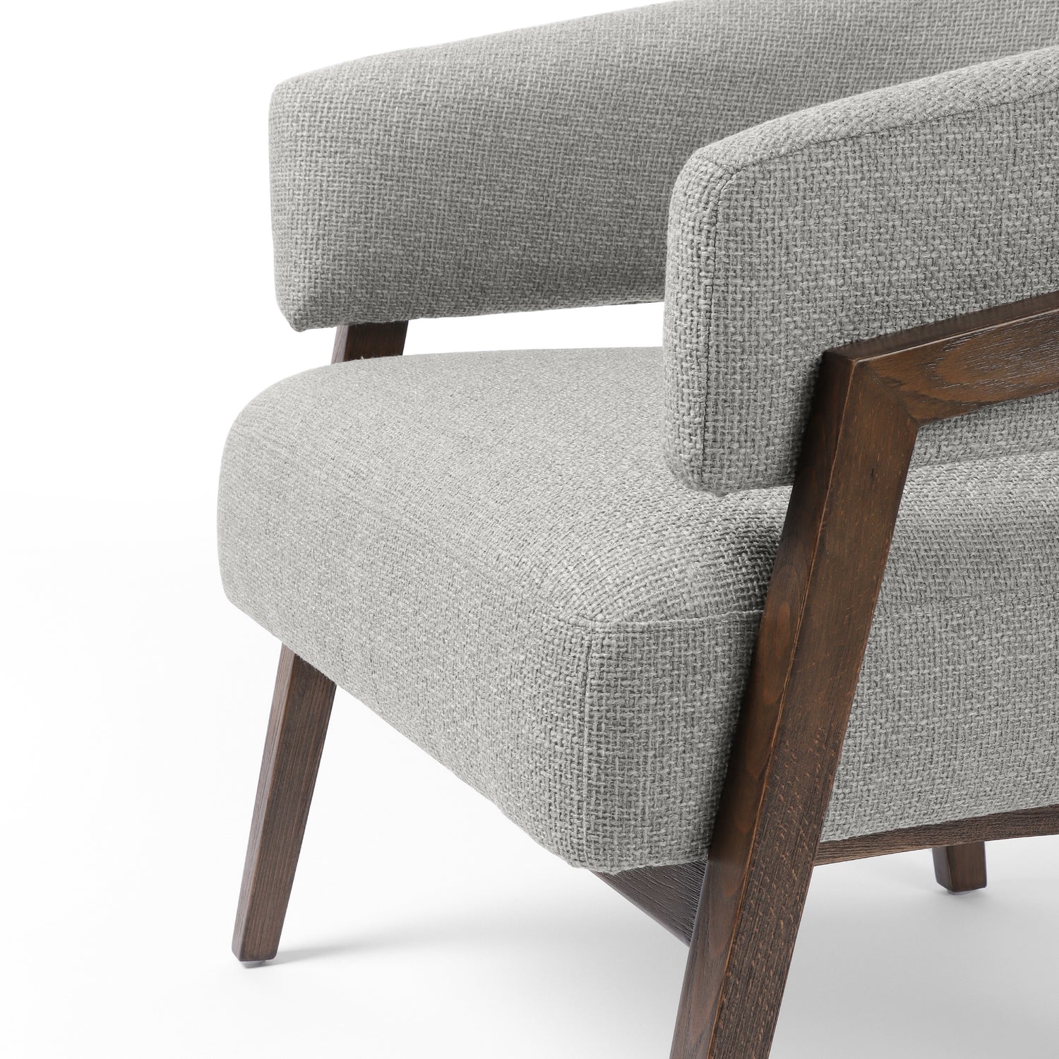 Gibson Silver Fabric with Vintage Sienna Nettlewood | Dexter Chair | Valley Ridge Furniture