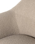 Knoll Sand Fabric with Matte Ebony Iron | Suerte Chair | Valley Ridge Furniture