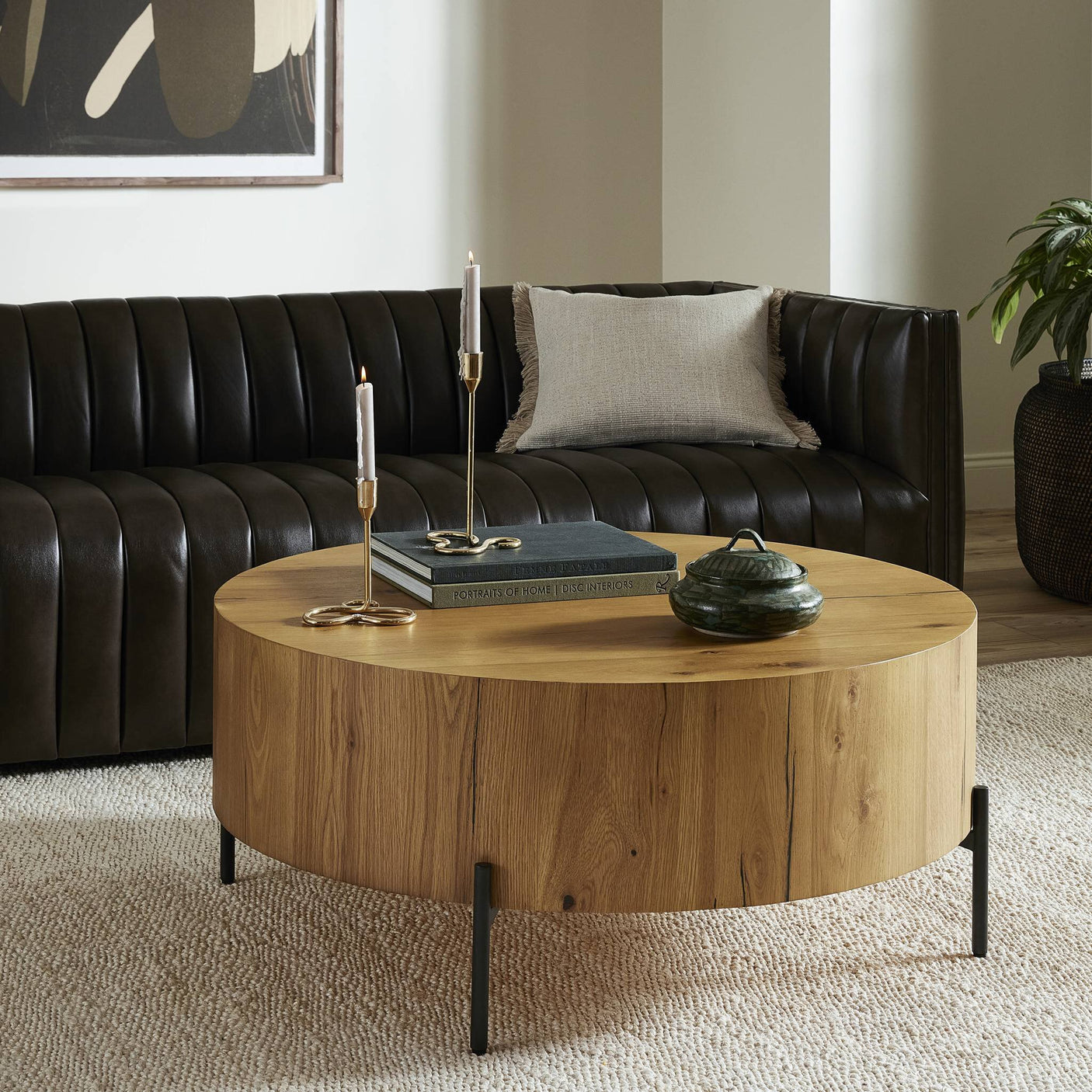 Eaton Drum Coffee Table