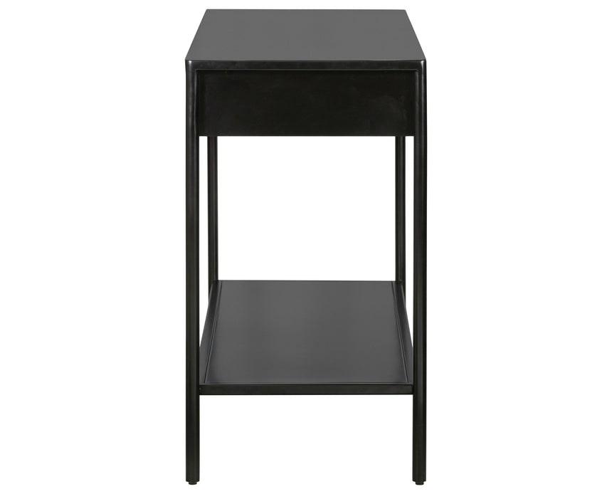 Black Iron with Weathered Bronze Iron | Soto Console Table | Valley Ridge Furniture