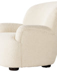 Sheepskin Natural Fabric with Almond Parawood | Kadon Chair | Valley Ridge Furniture