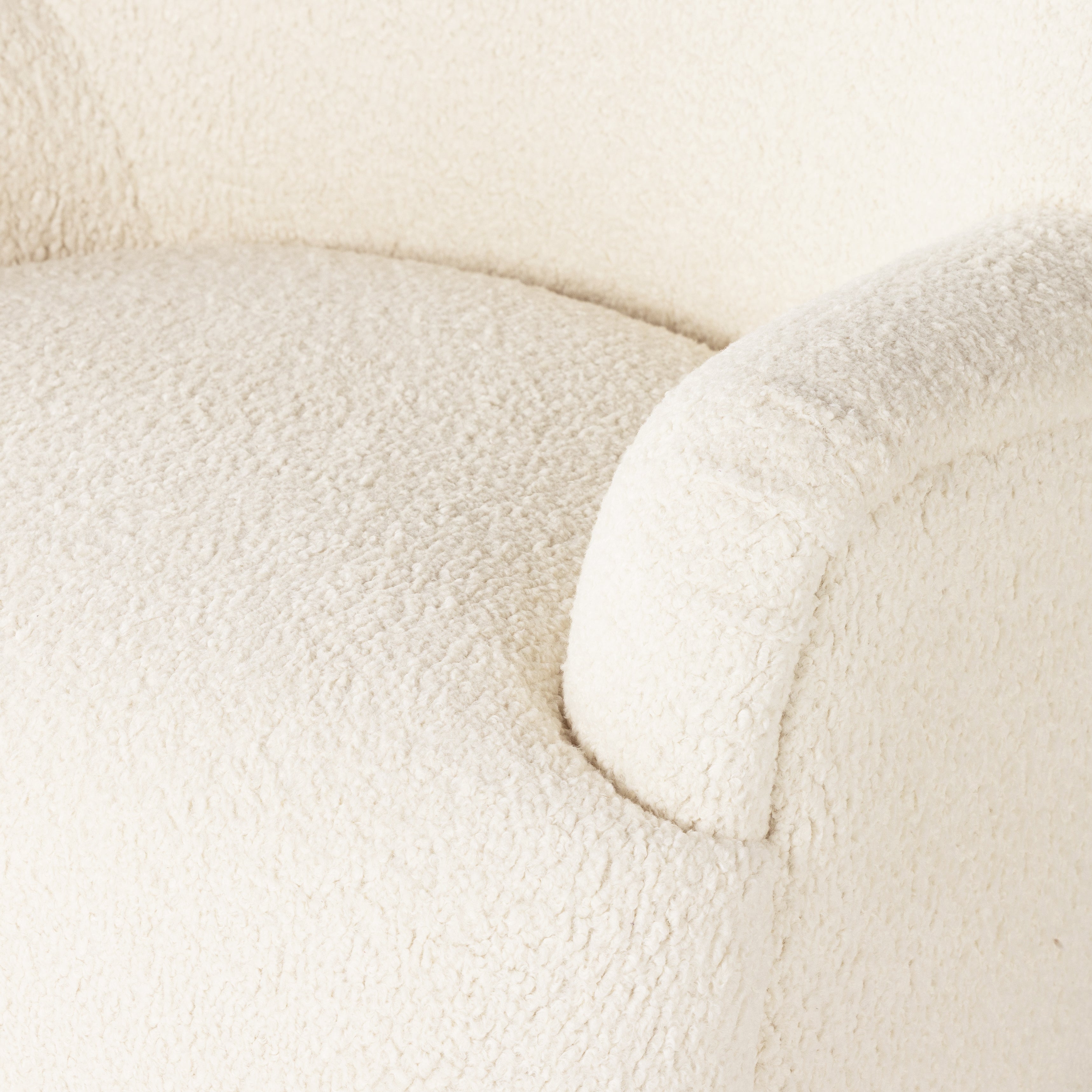 Sheepskin Natural Fabric with Almond Parawood | Kadon Chair | Valley Ridge Furniture