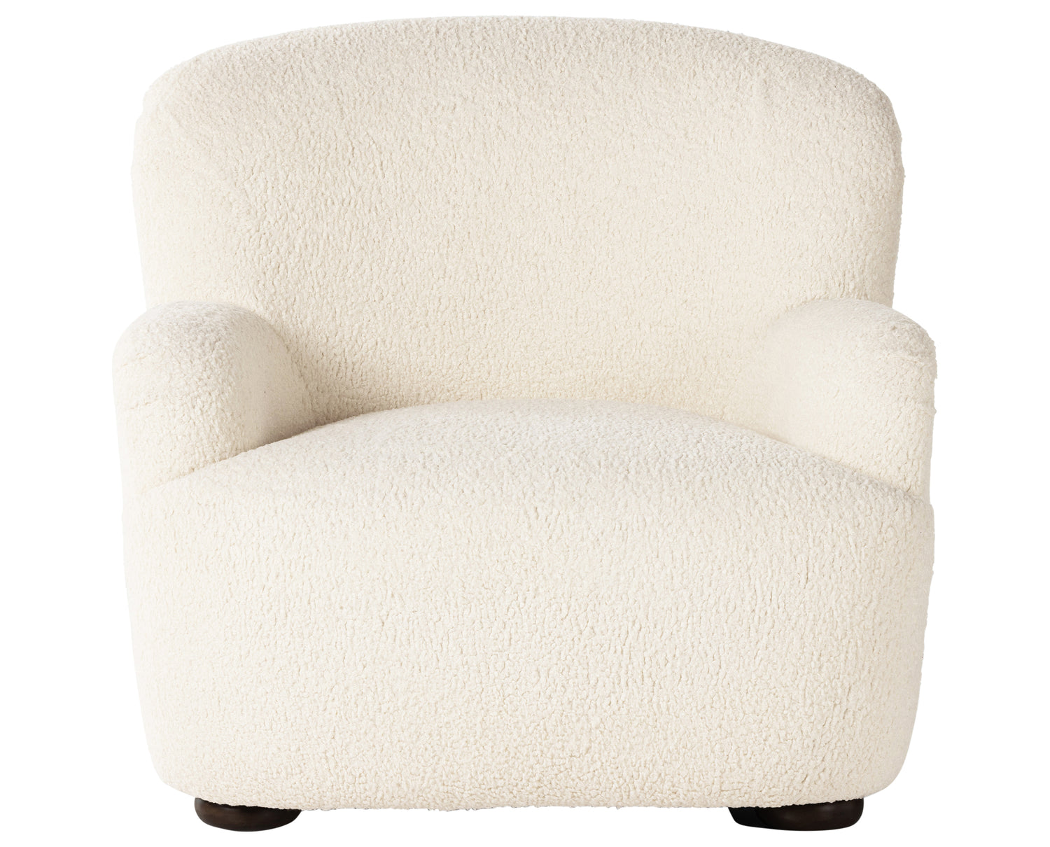 Sheepskin Natural Fabric with Almond Parawood | Kadon Chair | Valley Ridge Furniture