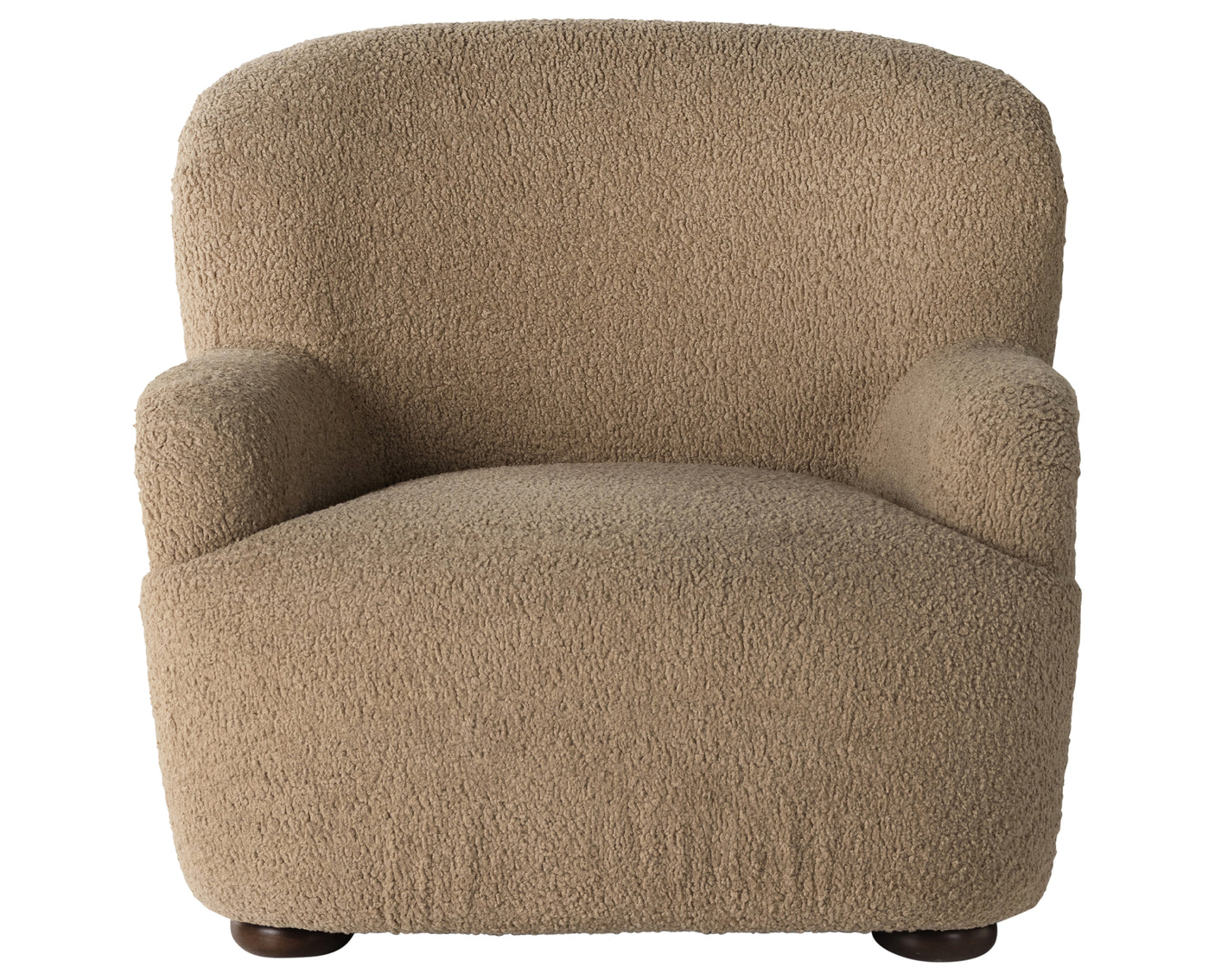 Sheepskin Camel Fabric with Almond Parawood | Kadon Chair | Valley Ridge Furniture