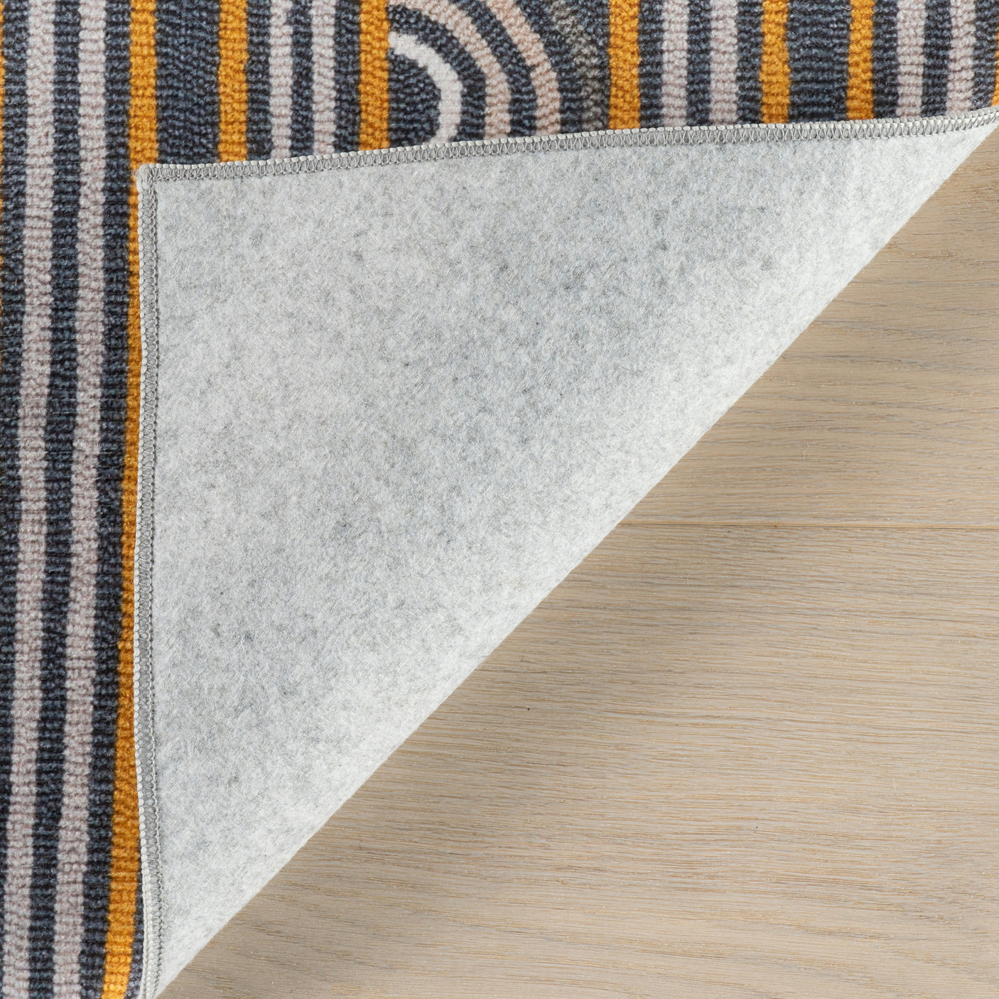 Button Machine Washable Rug