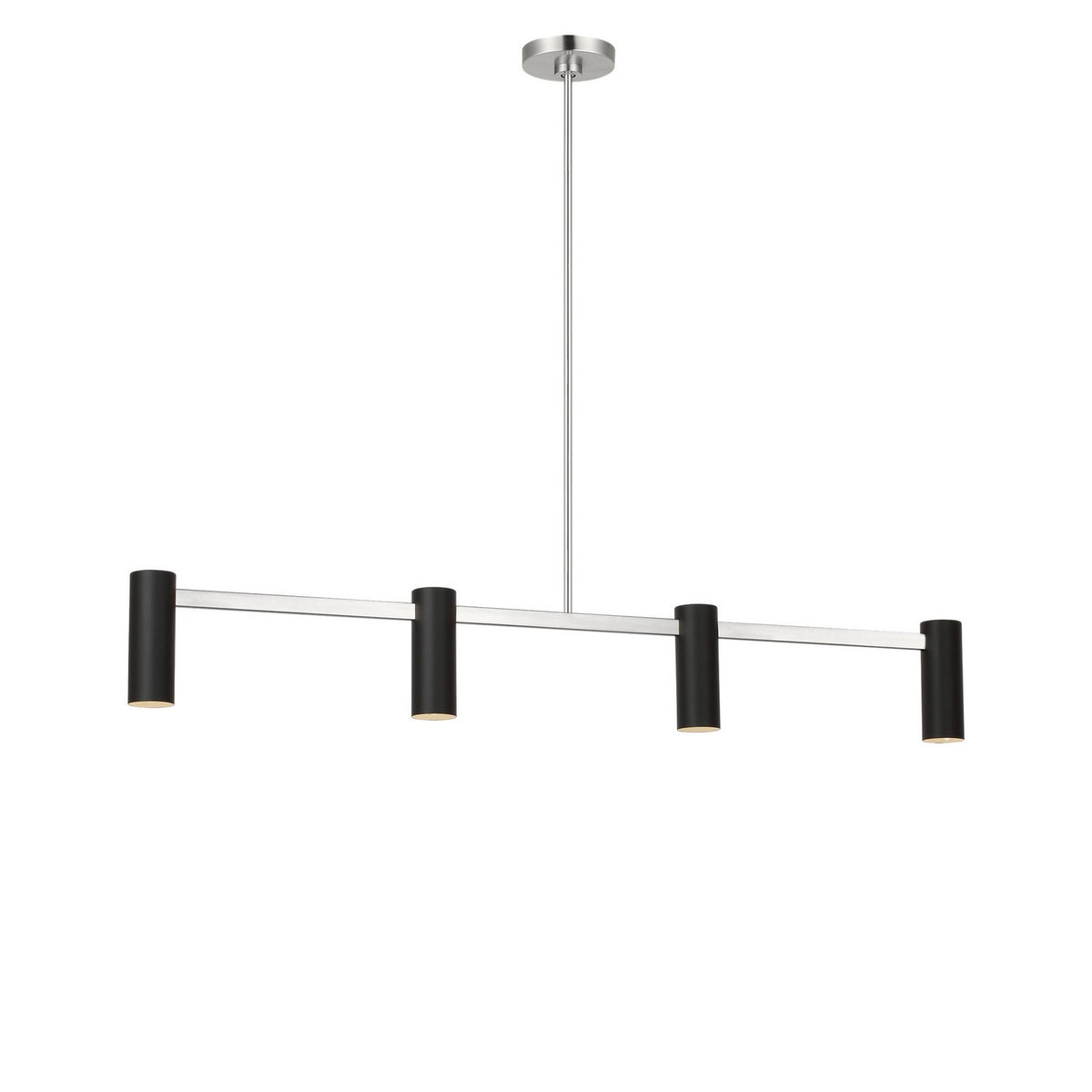 Zentro Four Light Linear Chandelier