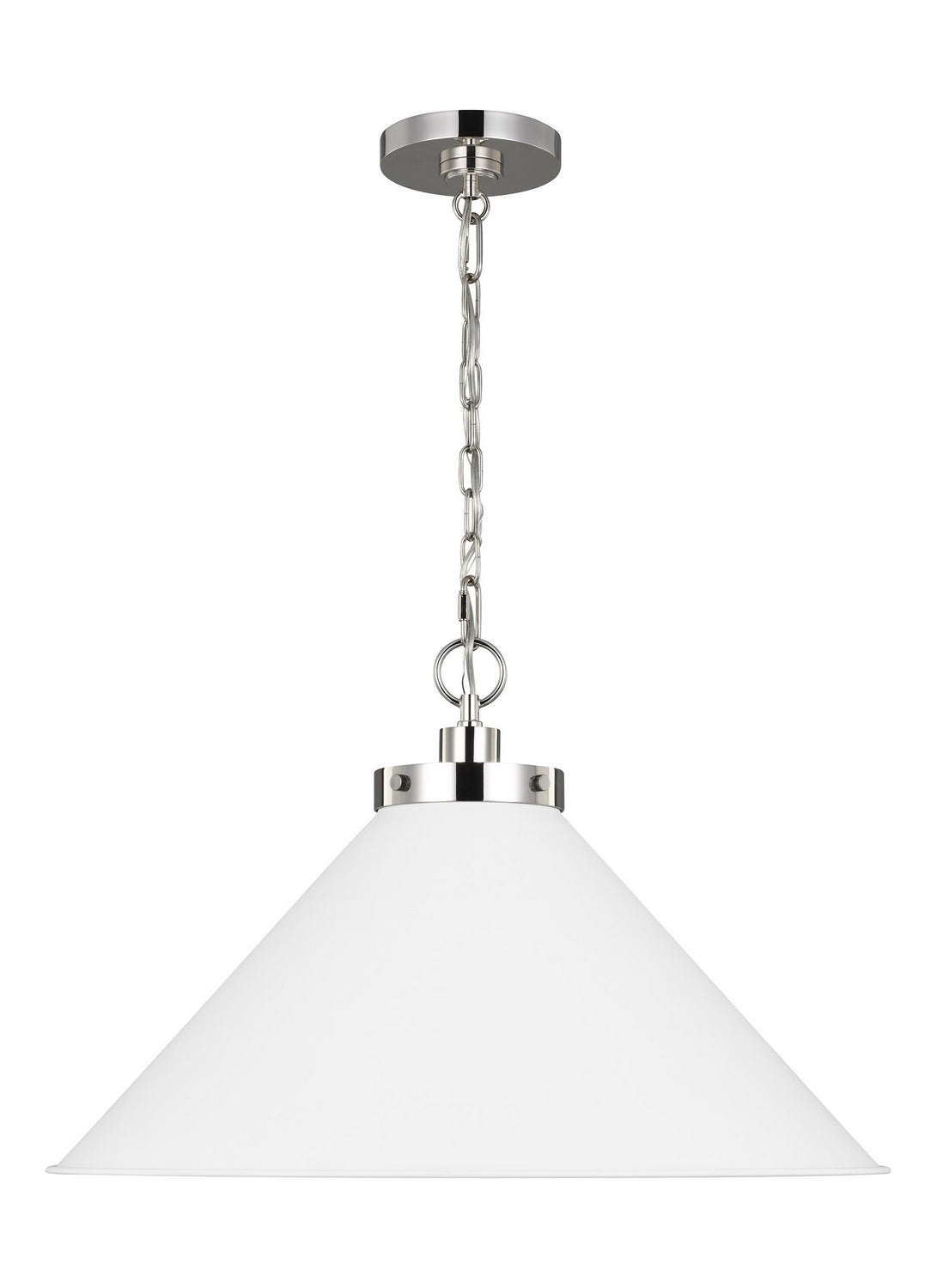 Wellfleet Wide Cone Pendant