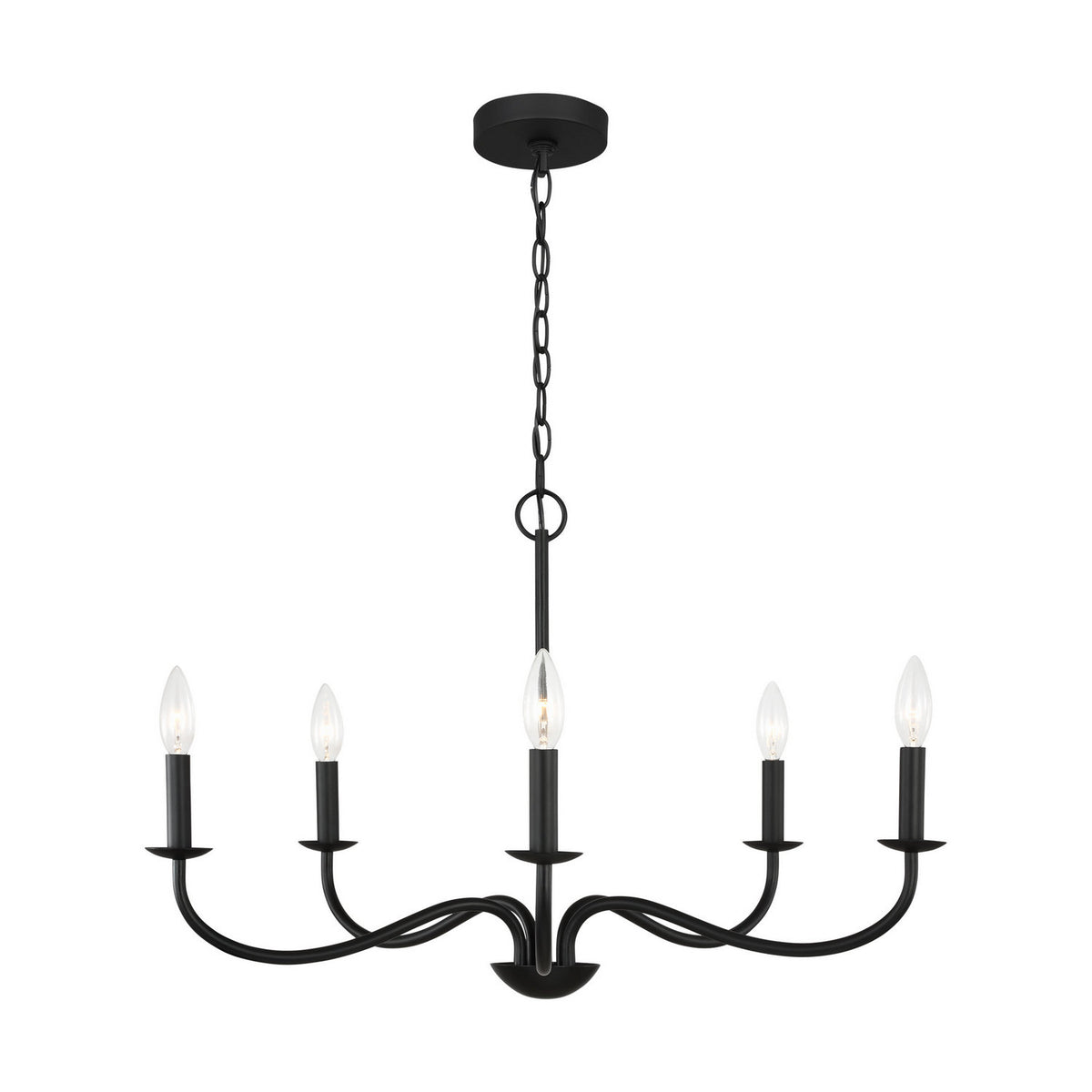 Abells Five Light Chandelier