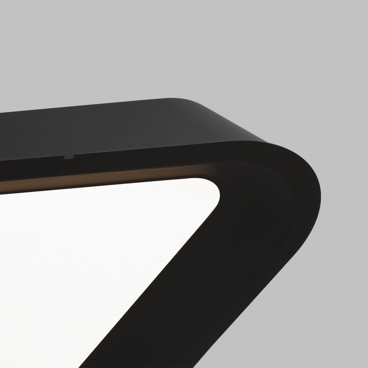 Rhonan Flush Mount — Nightshade Black