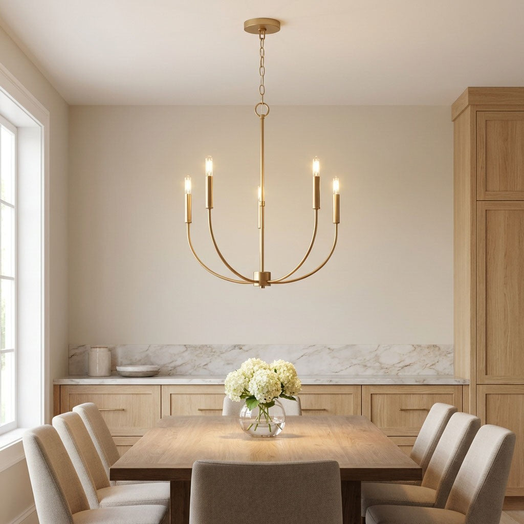 Greenwich Five Light Chandelier — 40 W