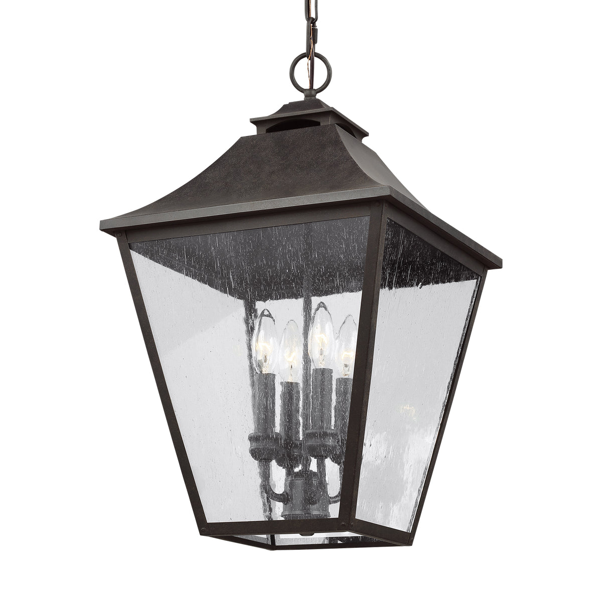 Four Light Outdoor Pendant — 23.38"