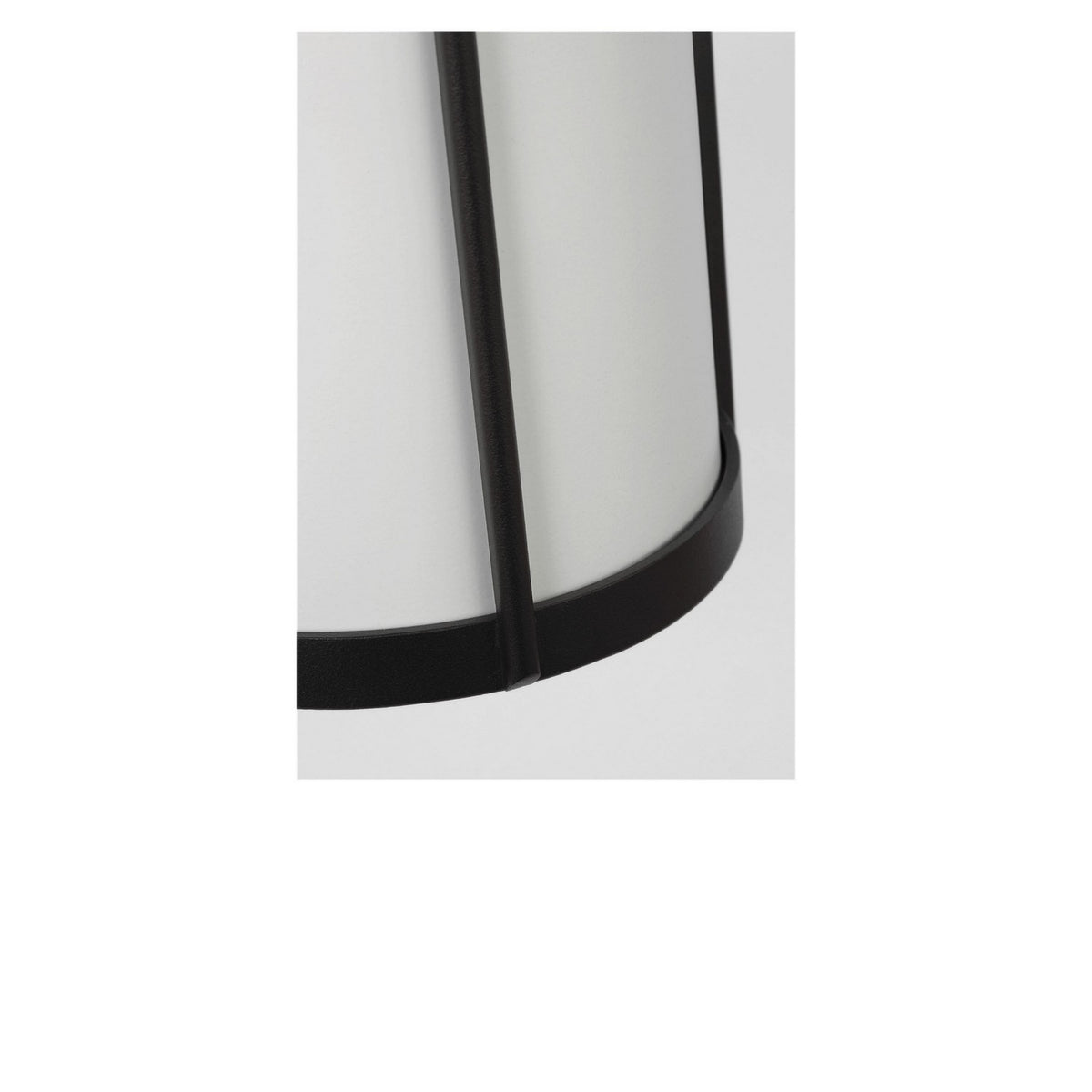 Luning Small Lantern — White Aluminum Shade