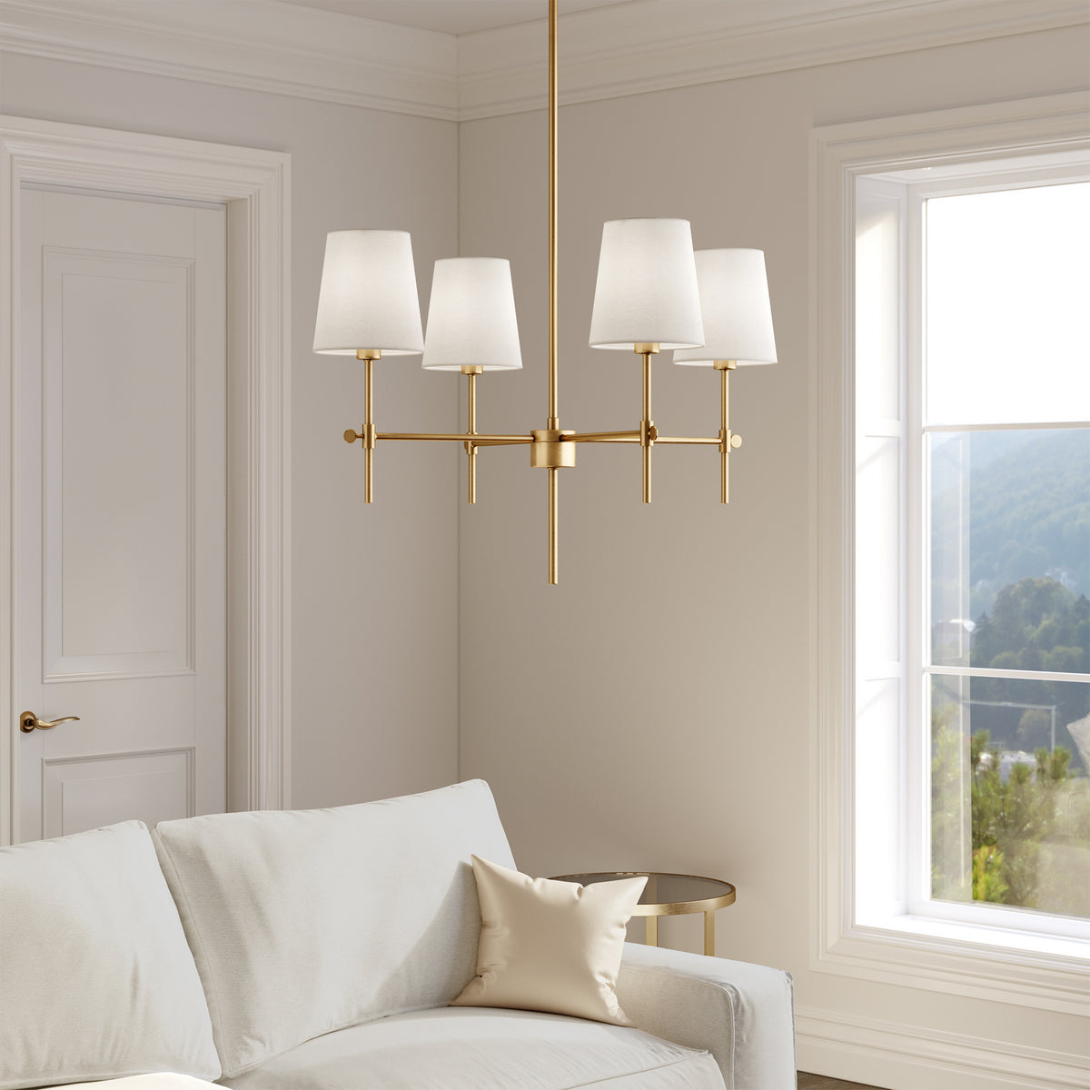 Four Light Chandelier — 26"