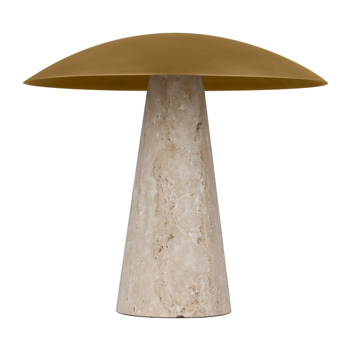 Aegis Medium Travertine Table Lamp