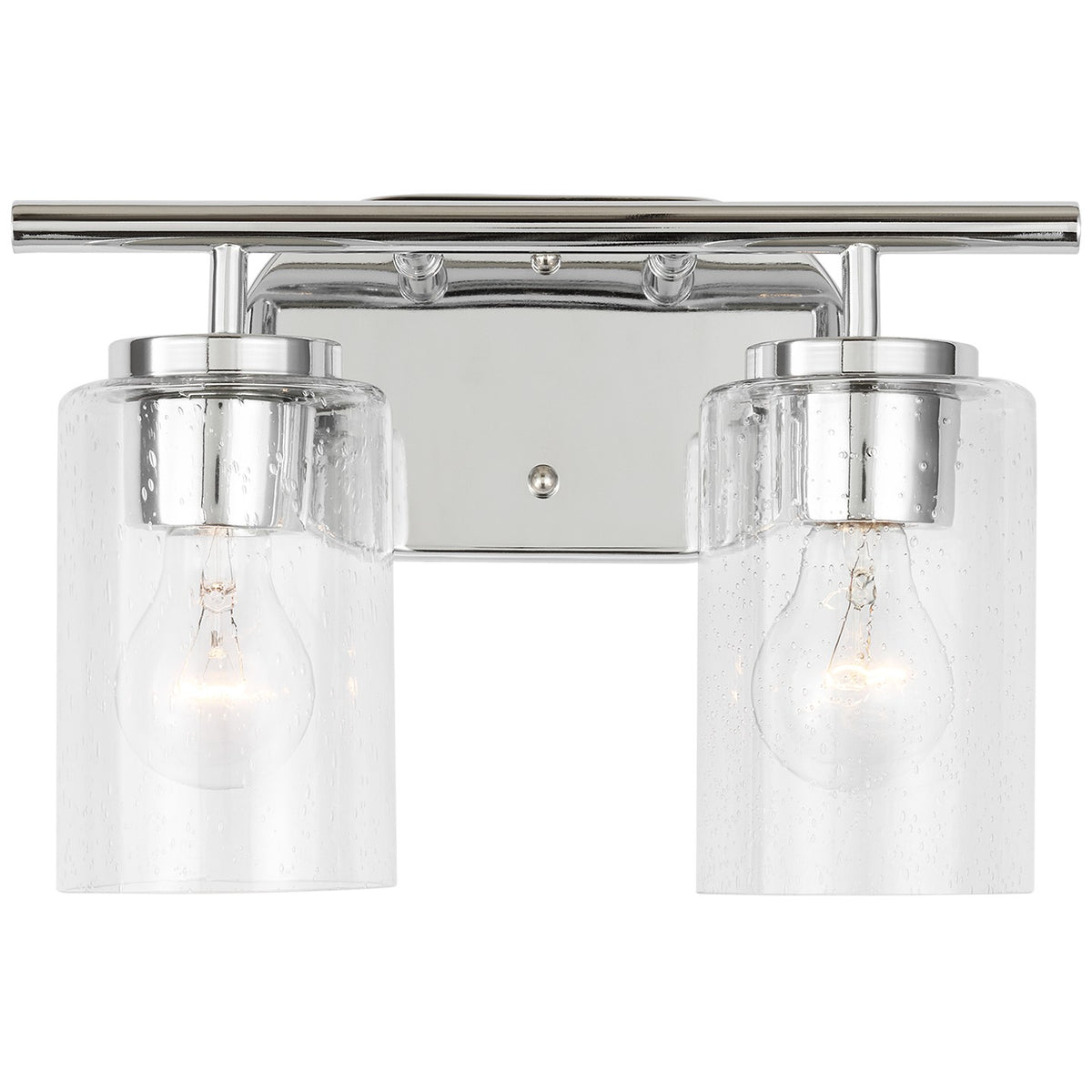 Oslo Two Light Bath — Clear Seeded