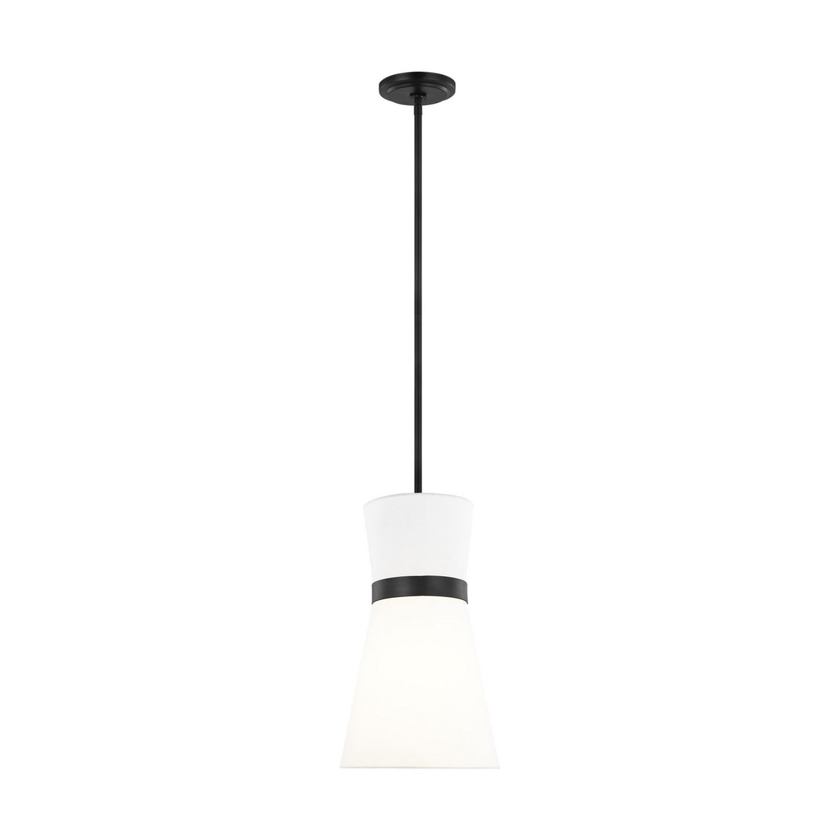 One Light Pendant — 16.50", 800 lm, White