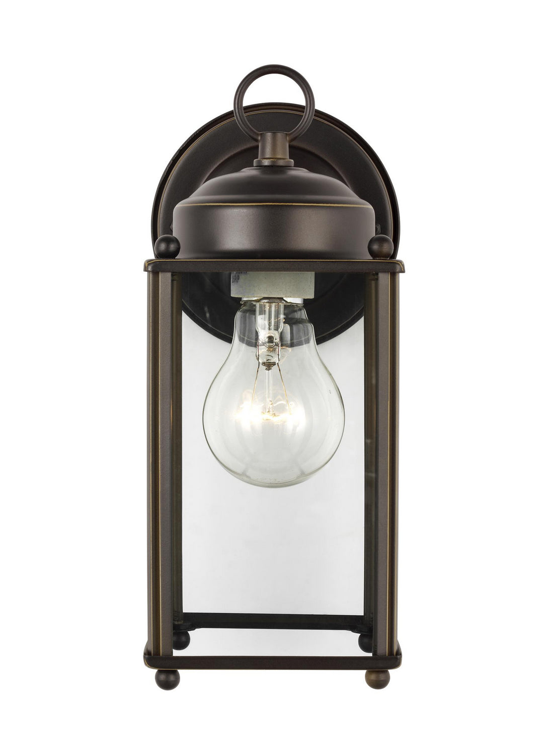 New Castle Medium Wall Lantern — Clear