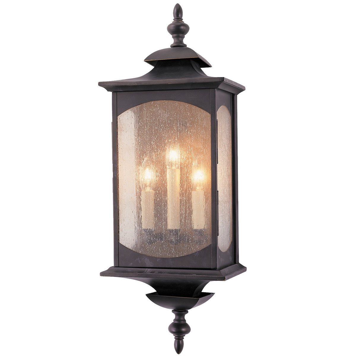 Three Light Outdoor Fixture — 25.00", 9"