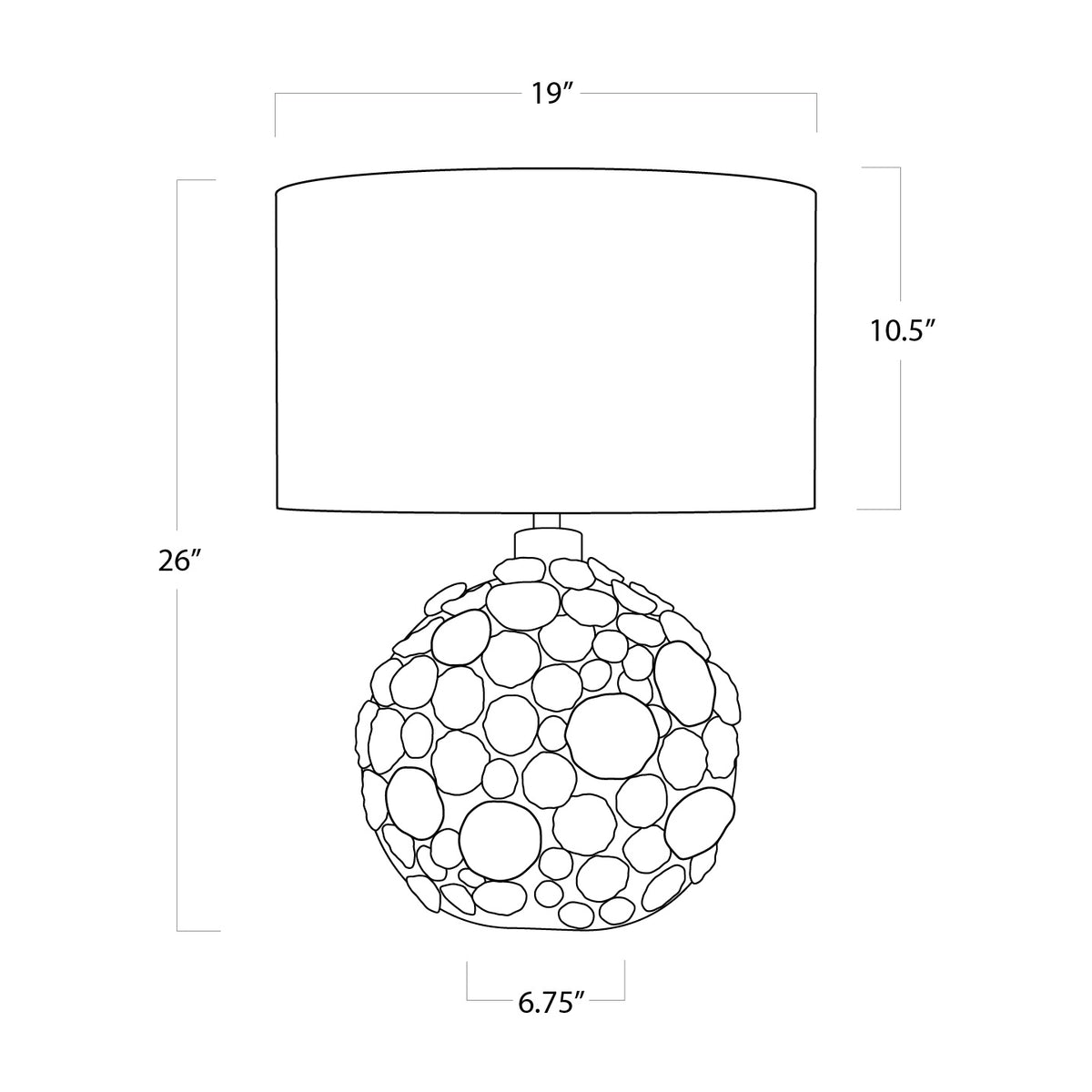 Lucia One Light Table Lamp