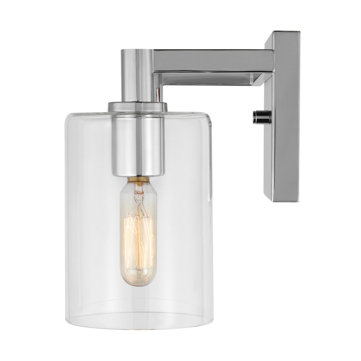 LED Bath Wall Sconce — W: 14.25" × H: 7.75" × D: 6.38"