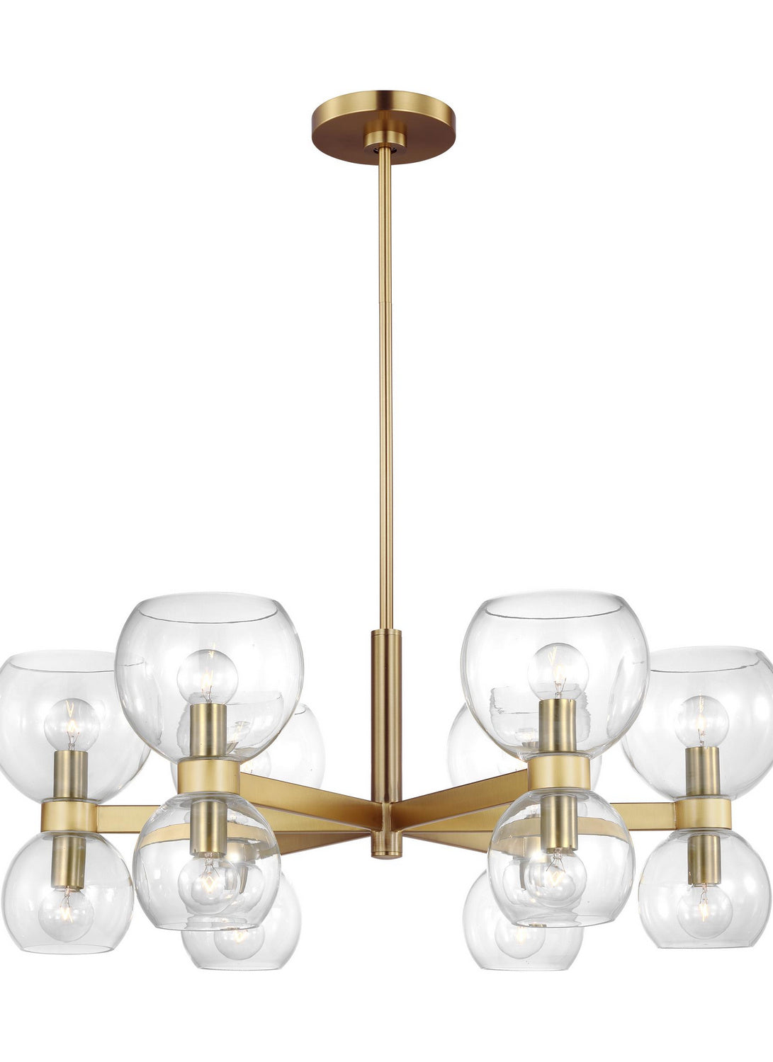 Six Light Chandelier — 11.13"