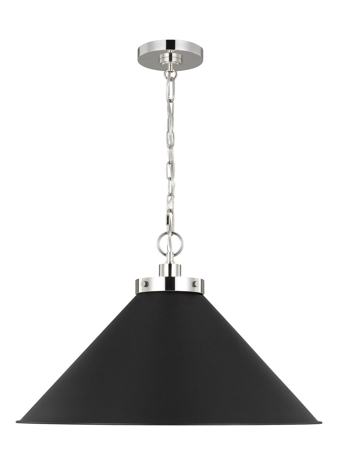 Wellfleet Wide Cone Pendant