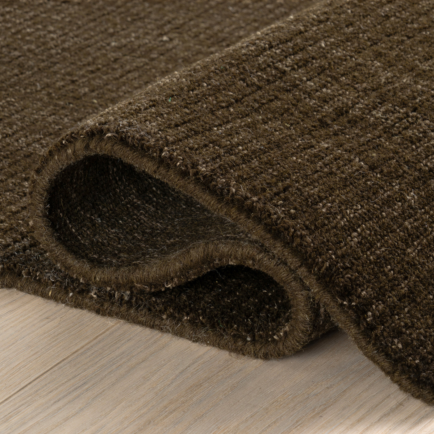 Nate Berkus Crosby Solid Wool Cozy Area Rug