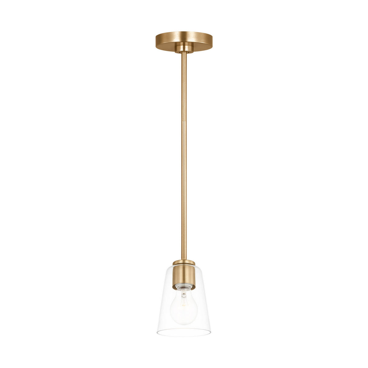 Miles One Light Pendant — Clear