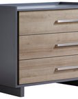 Charcoal Laminate & Natural Laminate with Charcoal Wood | Urban Crib & Dresser Set | Valley Ridge Furniture