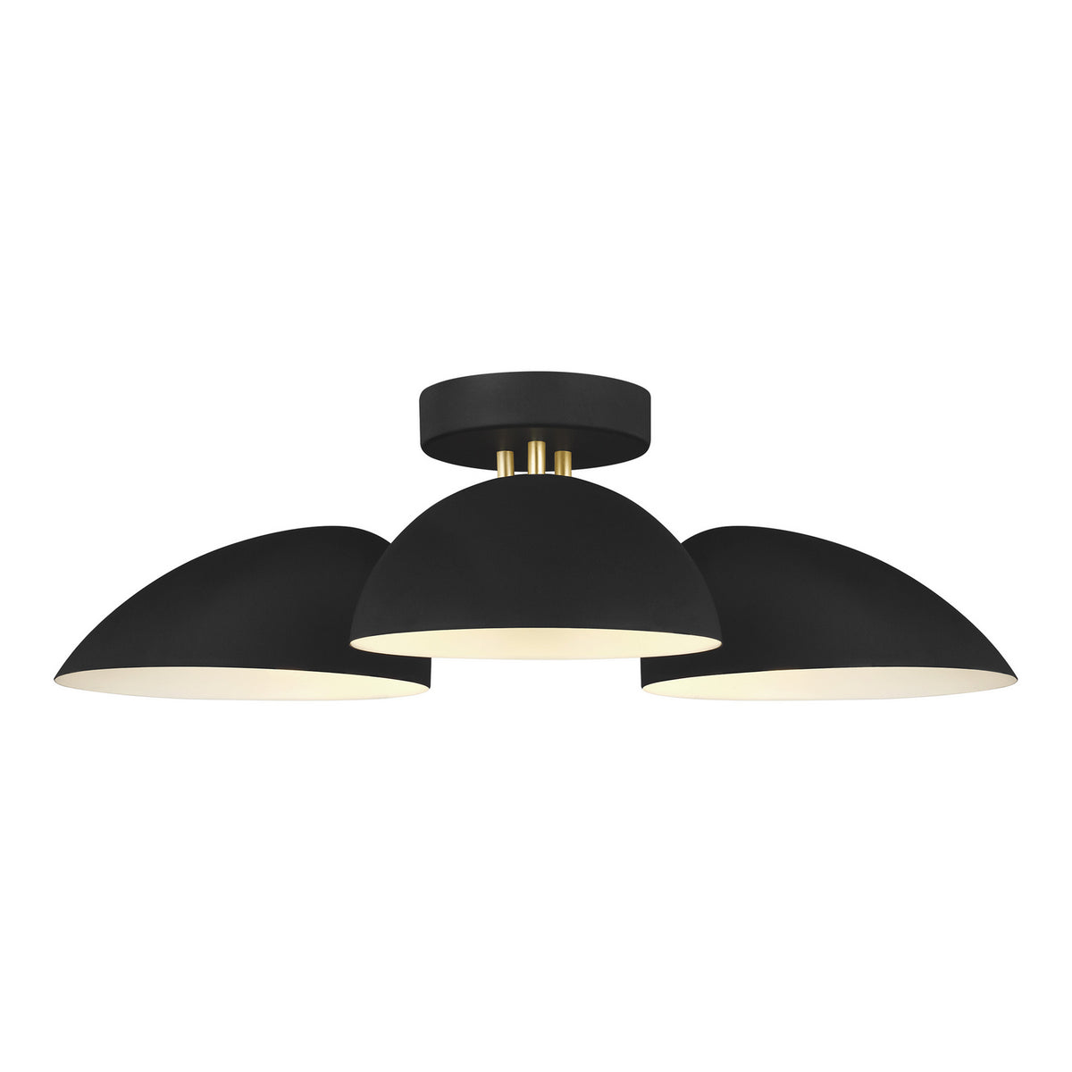 Three Light Flush Mount — 6.00"