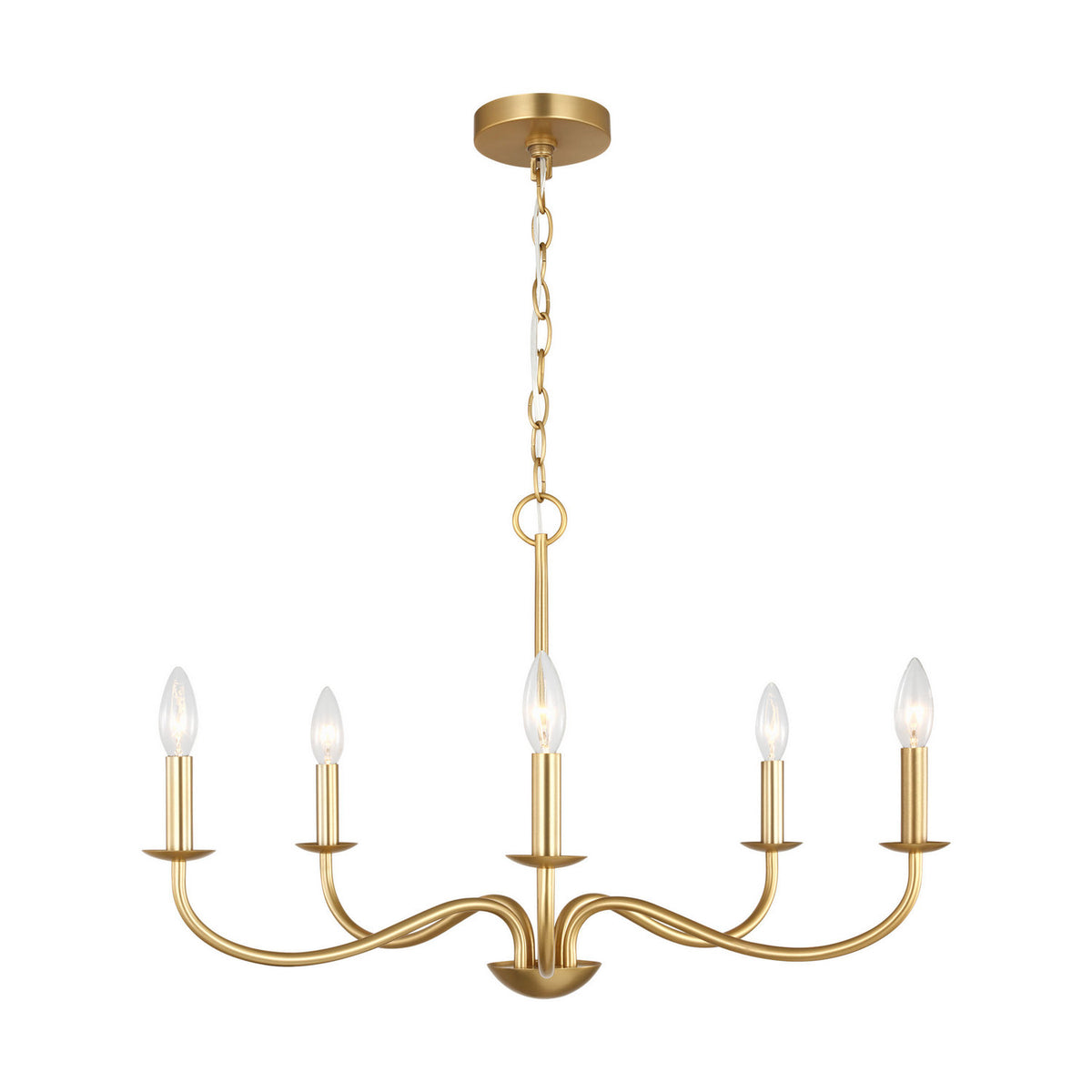 Abells Five Light Chandelier