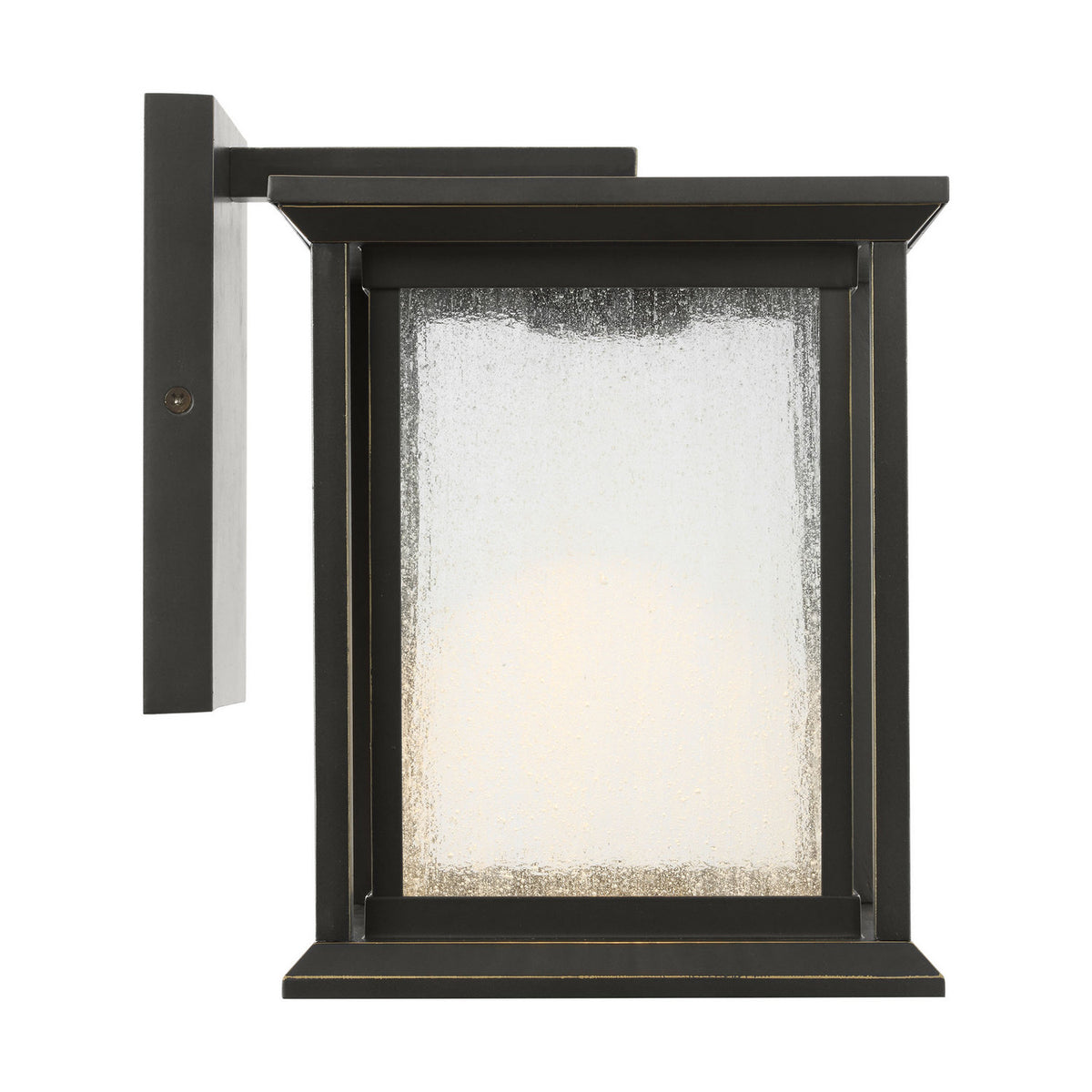 Audley 10" LED Lantern — Distressed Seeded
