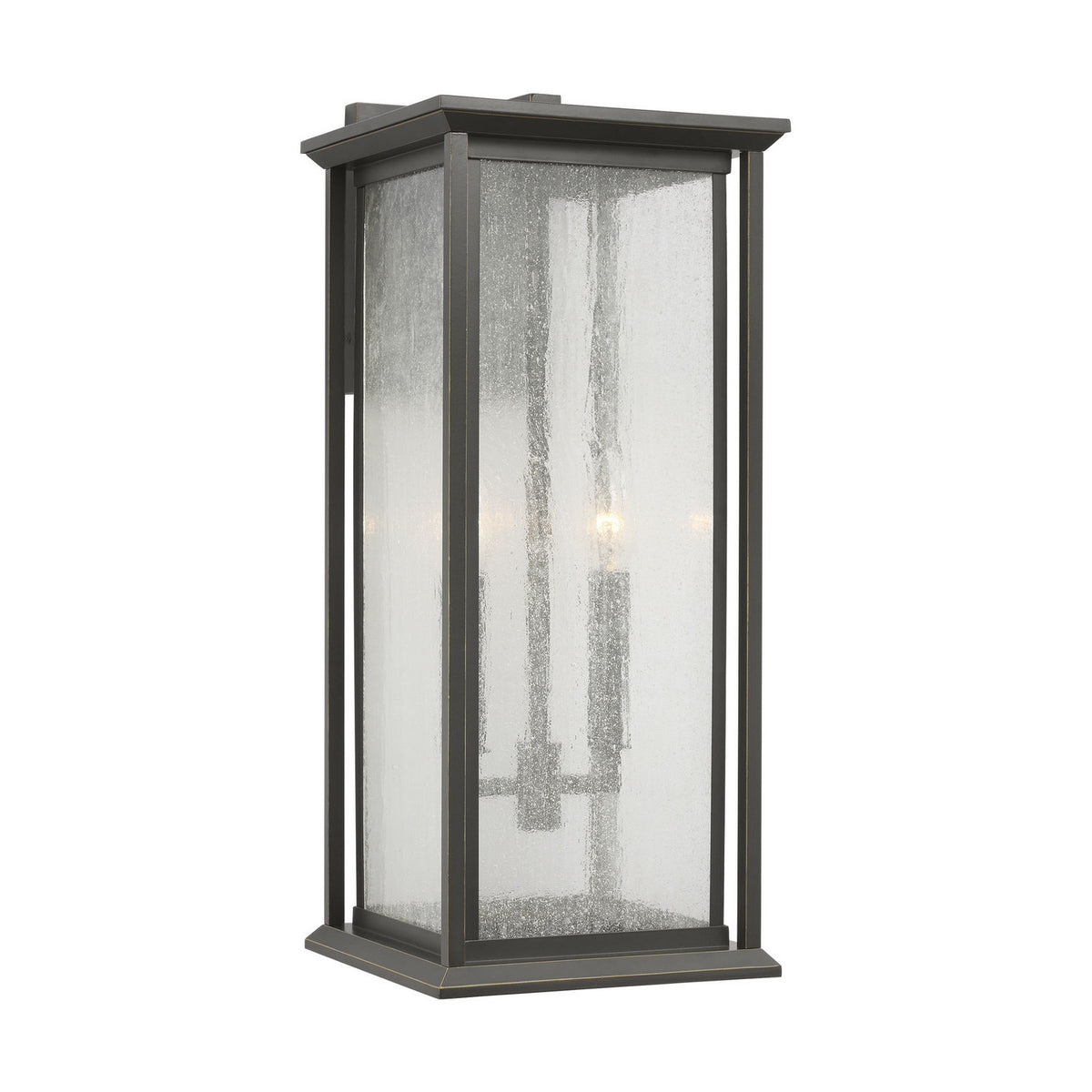 Audley 20" Lantern — Distressed Seeded