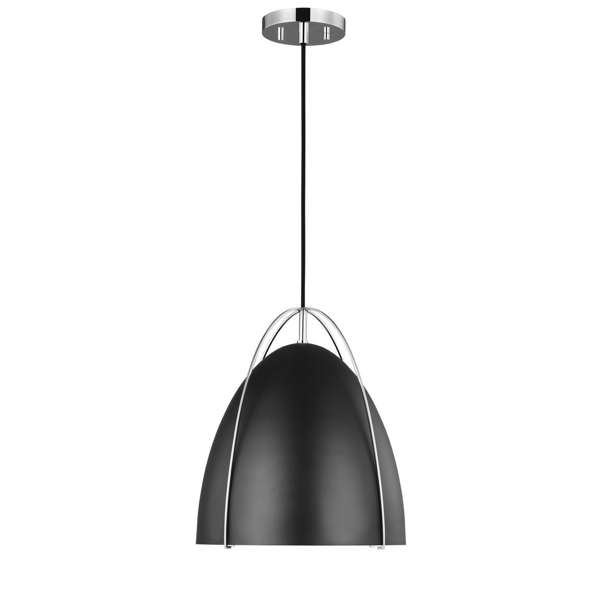 Norman Medium Pendant — Midnight Black, 75 W